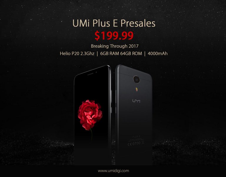 Umi Plus E — первый смартфон с Helio P20 и 6 Гб RAM
