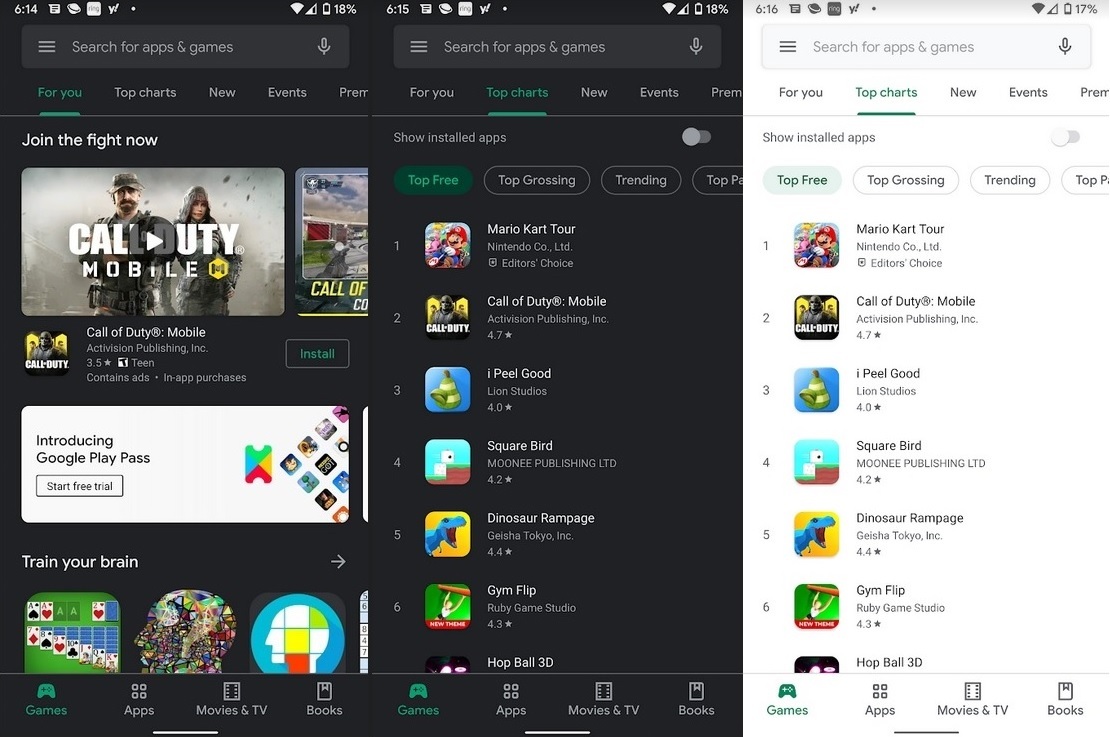 Приложение google play отзывы. Google Play на смартфоне. Play Store Android 10. Как в плей Маркете установить тёмную тему. Android 10 обновление приложений.